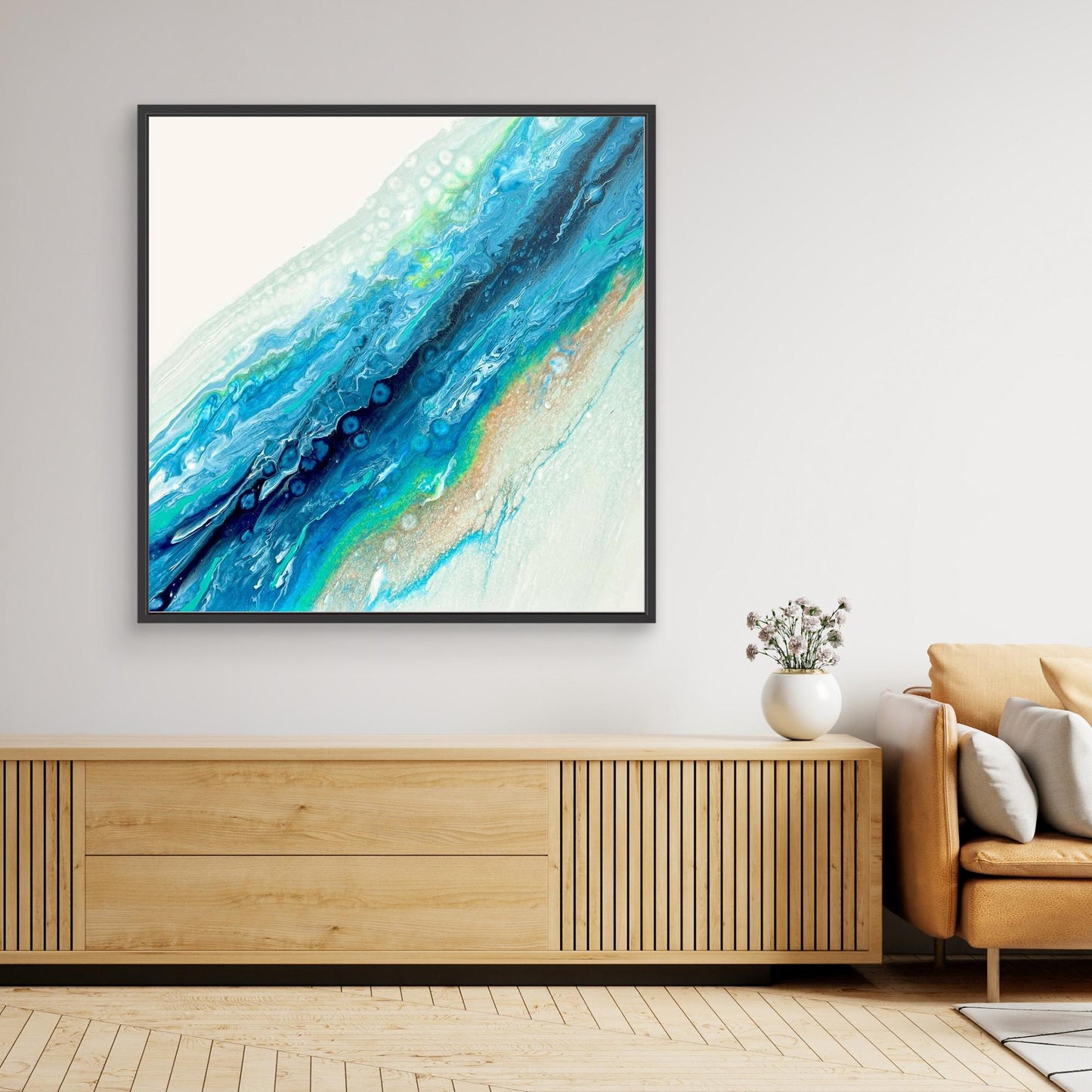 BLUE TIDE - Canvas Print V2