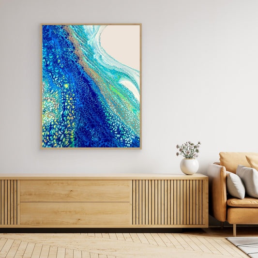 INTO THE BLUE - Canvas Print