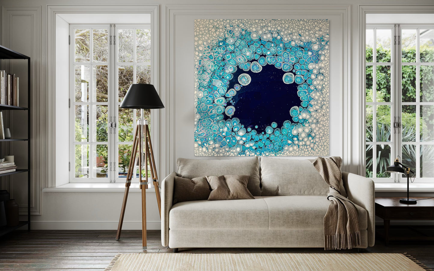 SYMPHONY OF SEA CELLS - Canvas Print