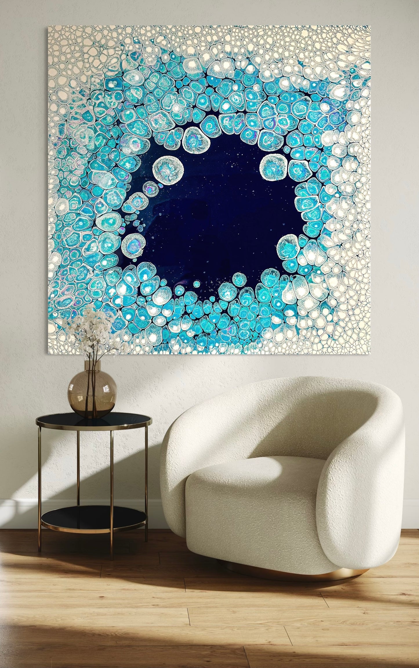SYMPHONY OF SEA CELLS - Canvas Print