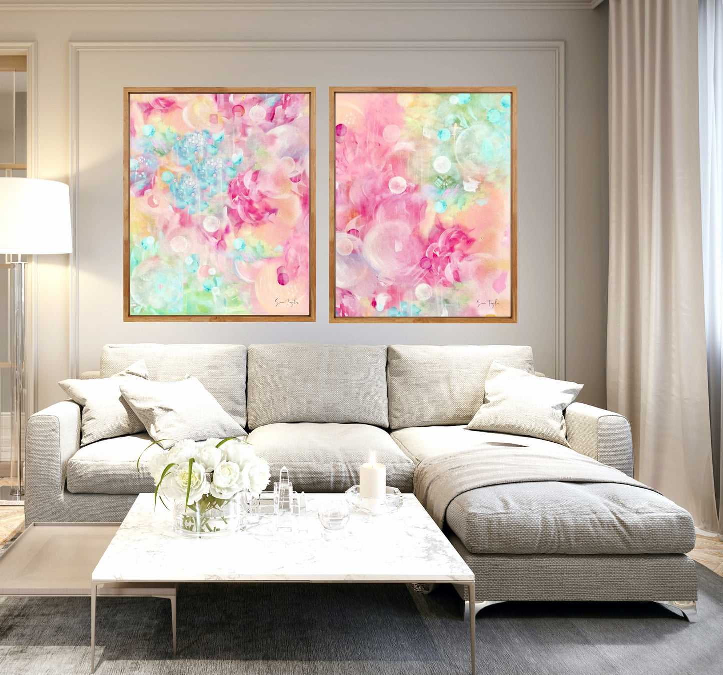 Summer Gallery Set of Two - Canvas Art Prints