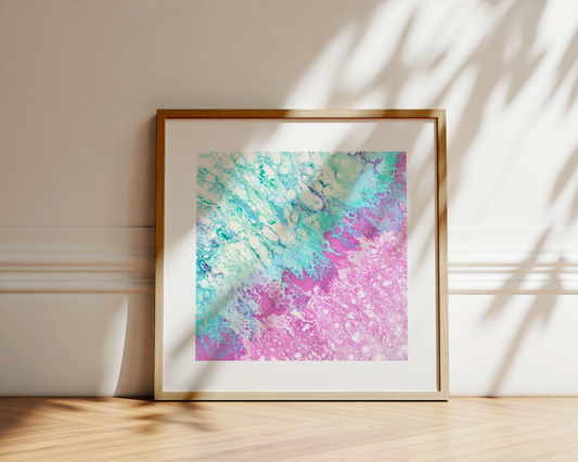 Chromatic Drift - Paper Art Print