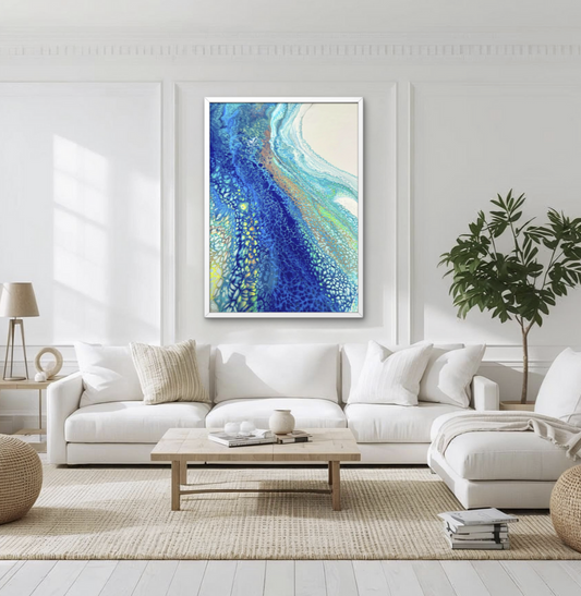 INTO THE BLUE - Canvas Print