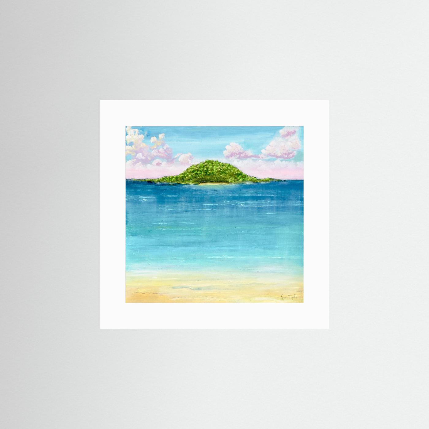 St George's Island - Paper Art Print