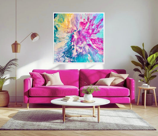 DREAMT IN MAGENTA - Canvas Print