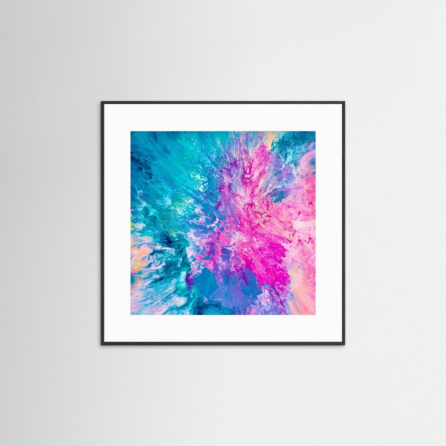 Drifted into Cerulean - Paper Print V2