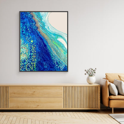 INTO THE BLUE - Canvas Print