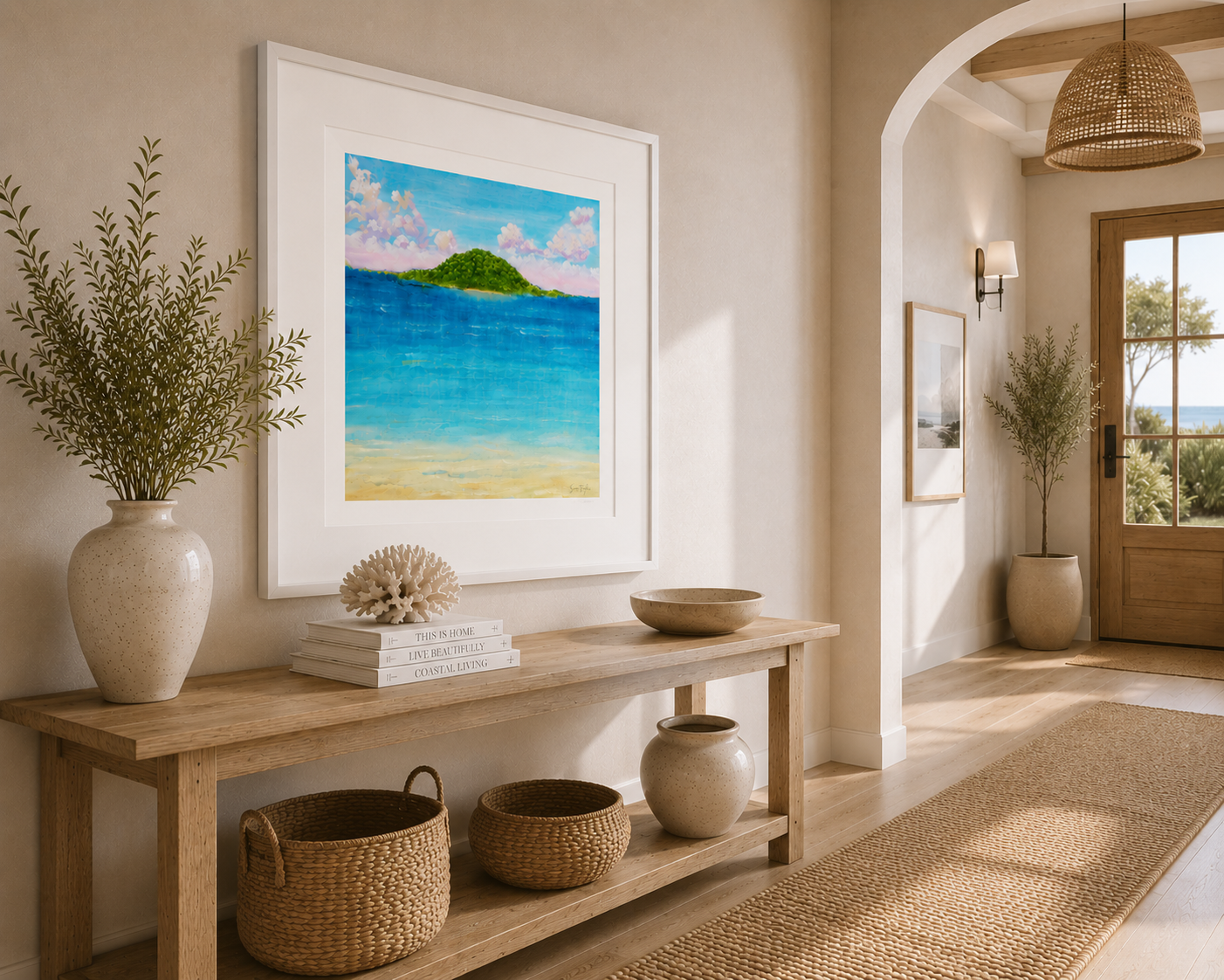 St George's Island - Paper Art Print