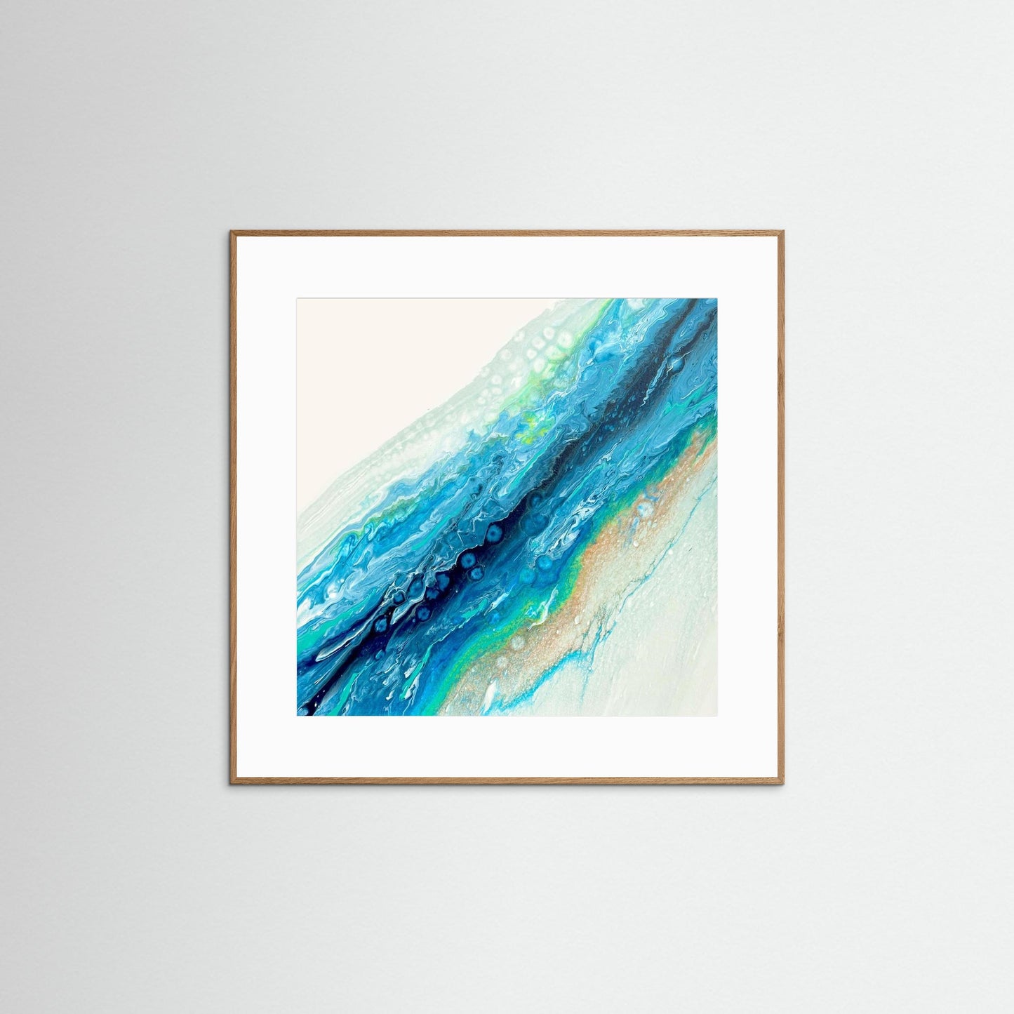 BLUE TIDE - Fine Art Paper Print V2