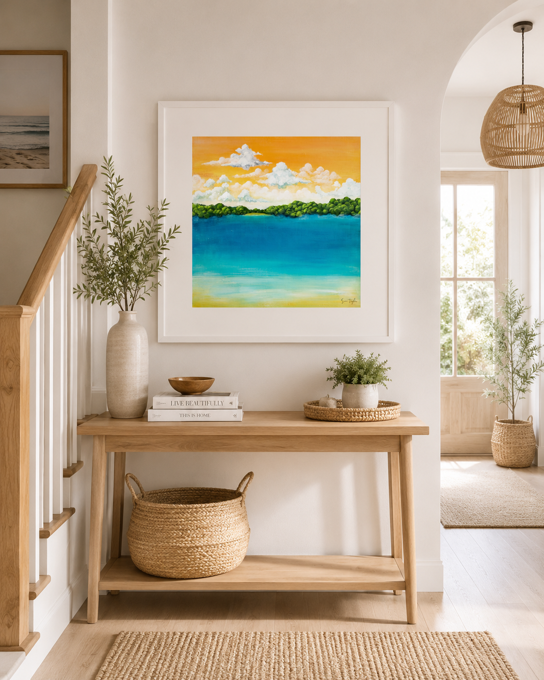 Golden Tide - Paper Art Print