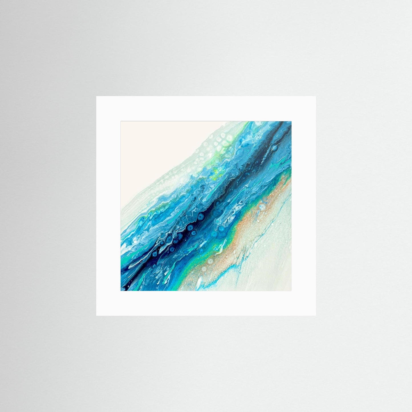 BLUE TIDE - Fine Art Paper Print V2