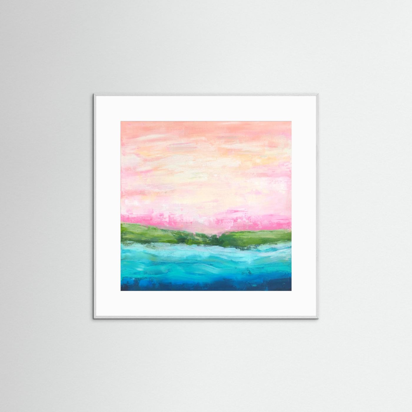 Pink Light - Paper Art Print