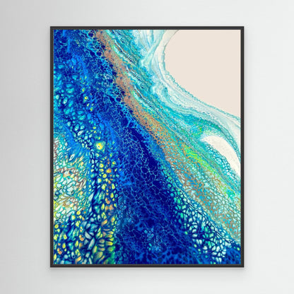 INTO THE BLUE - Canvas Print