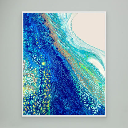 INTO THE BLUE - Canvas Print