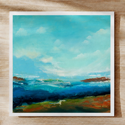 Into The Quiet Light - Paper Art Print