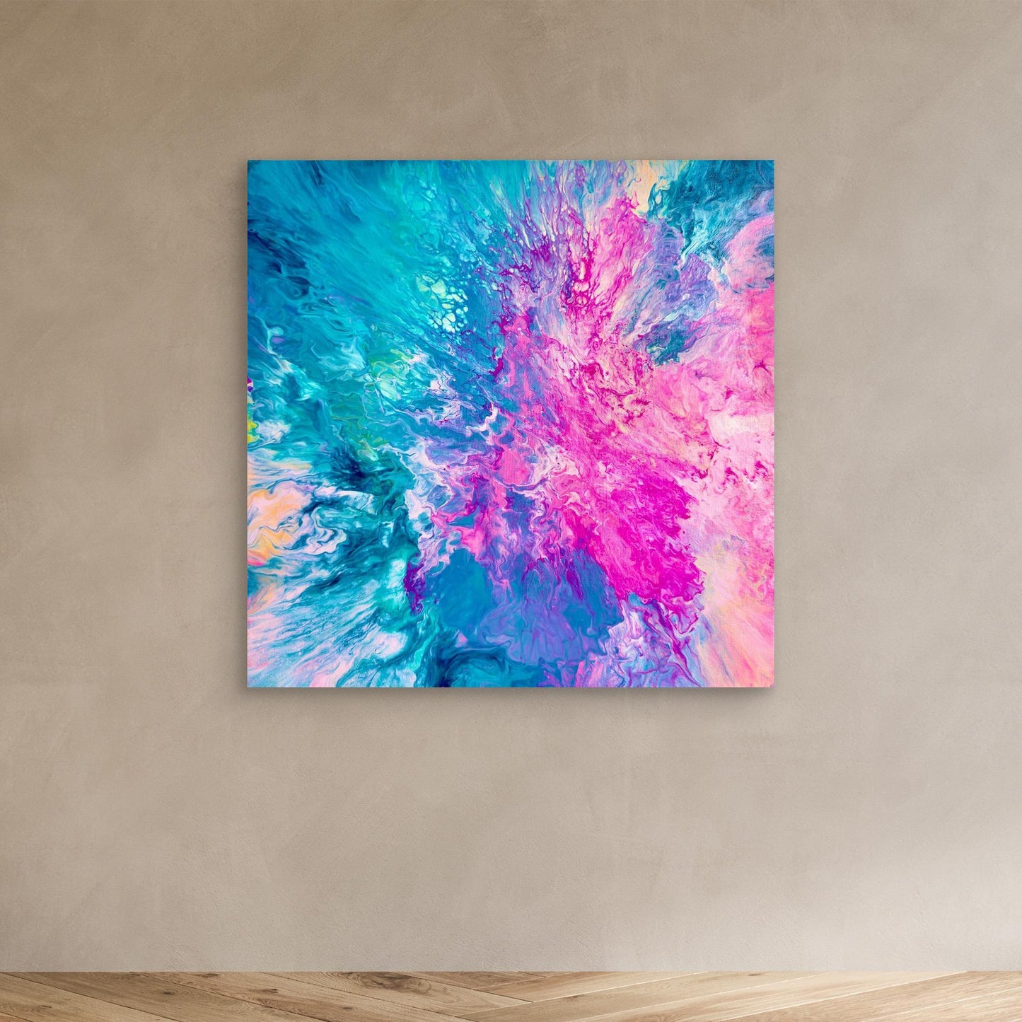 DRIFTED INTO CERULEAN - Canvas Print V2