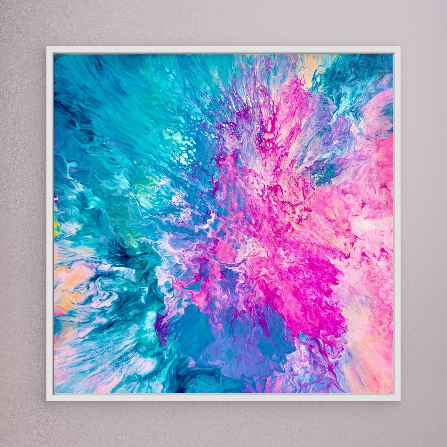 DRIFTED INTO CERULEAN - Canvas Print V2