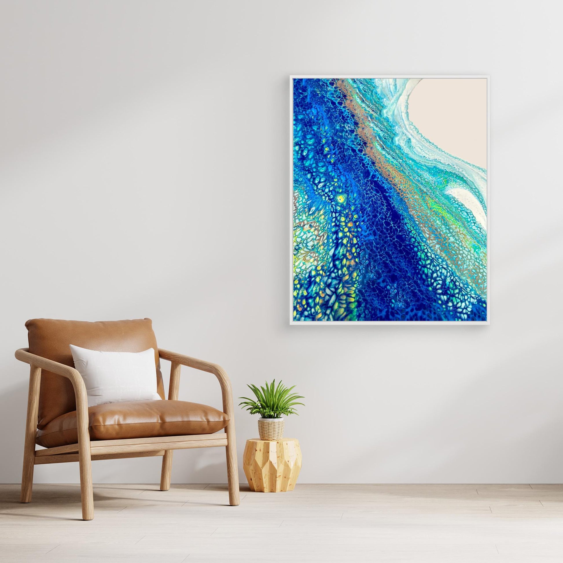 INTO THE BLUE - Canvas Print