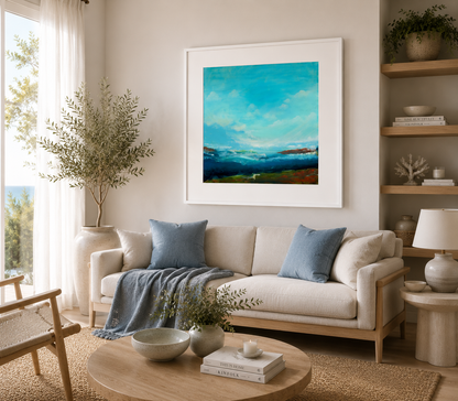 Into The Quiet Light - Paper Art Print