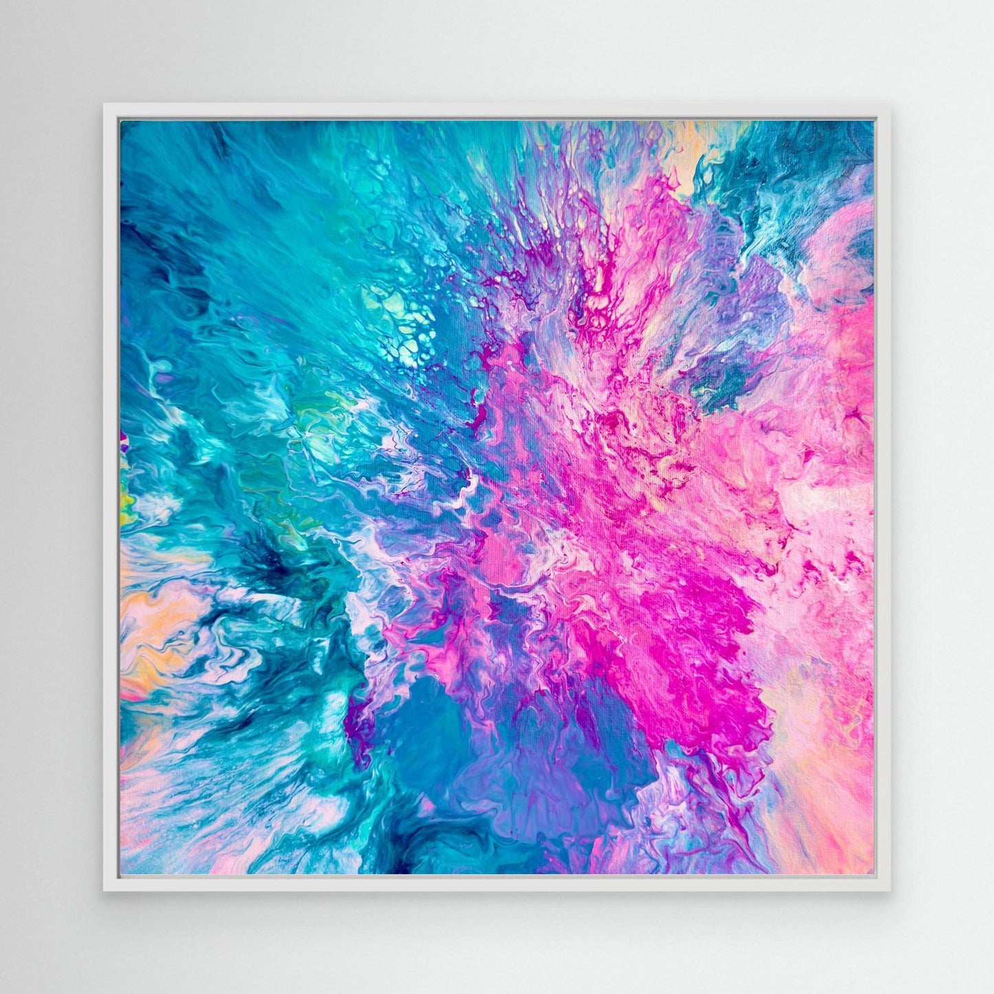 DRIFTED INTO CERULEAN - Canvas Print V2