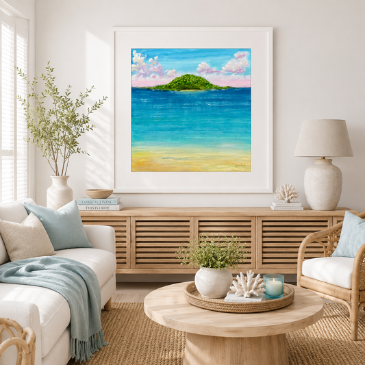 St George's Island - Paper Art Print