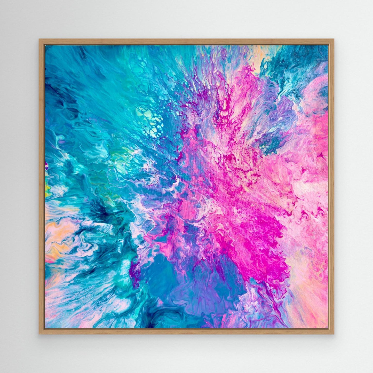 DRIFTED INTO CERULEAN - Canvas Print V2
