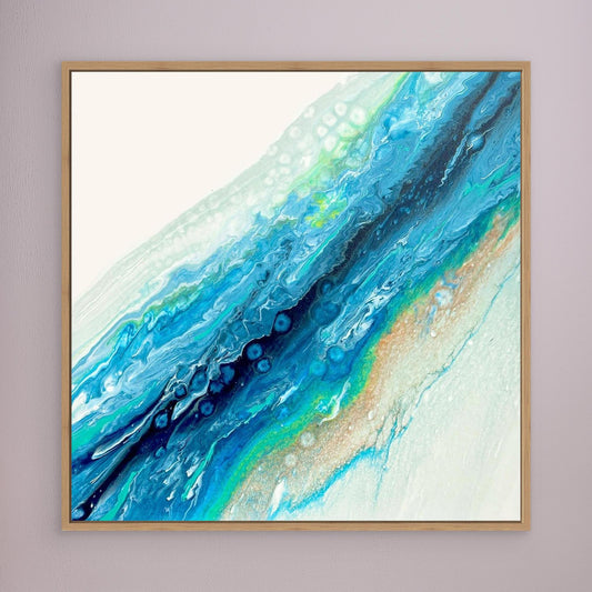 BLUE TIDE - Canvas Print V2