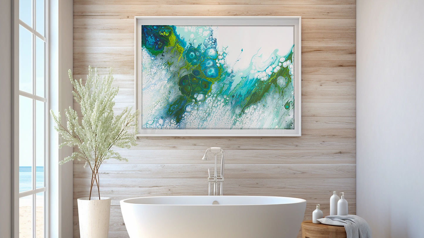 Beneath the Surface - Paper Art Print