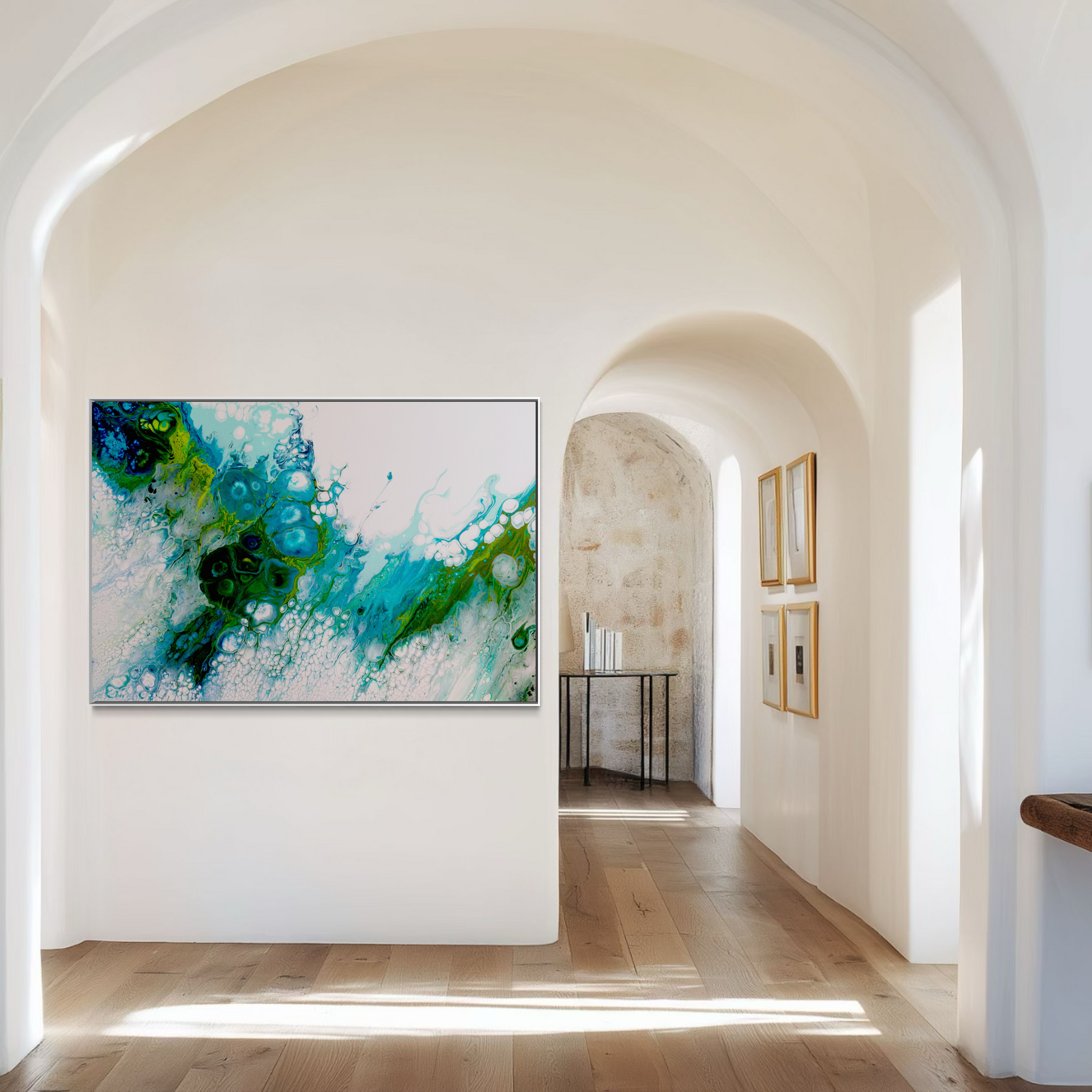 Blue Abstract Art