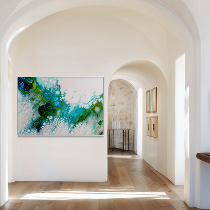 Blue Abstract Art