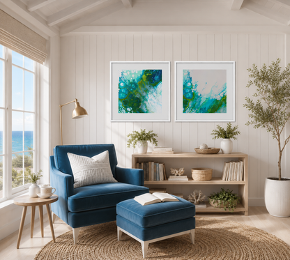 Blue Abstract Art