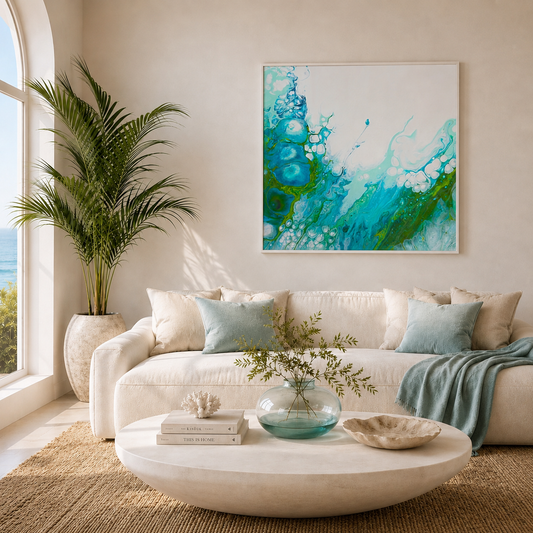 Blue Abstract Art