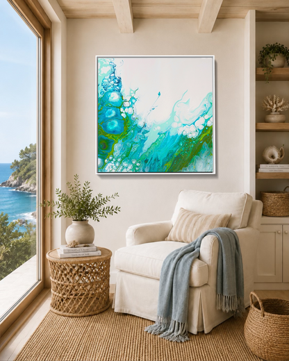 Beyond The Blue - Canvas Art Print