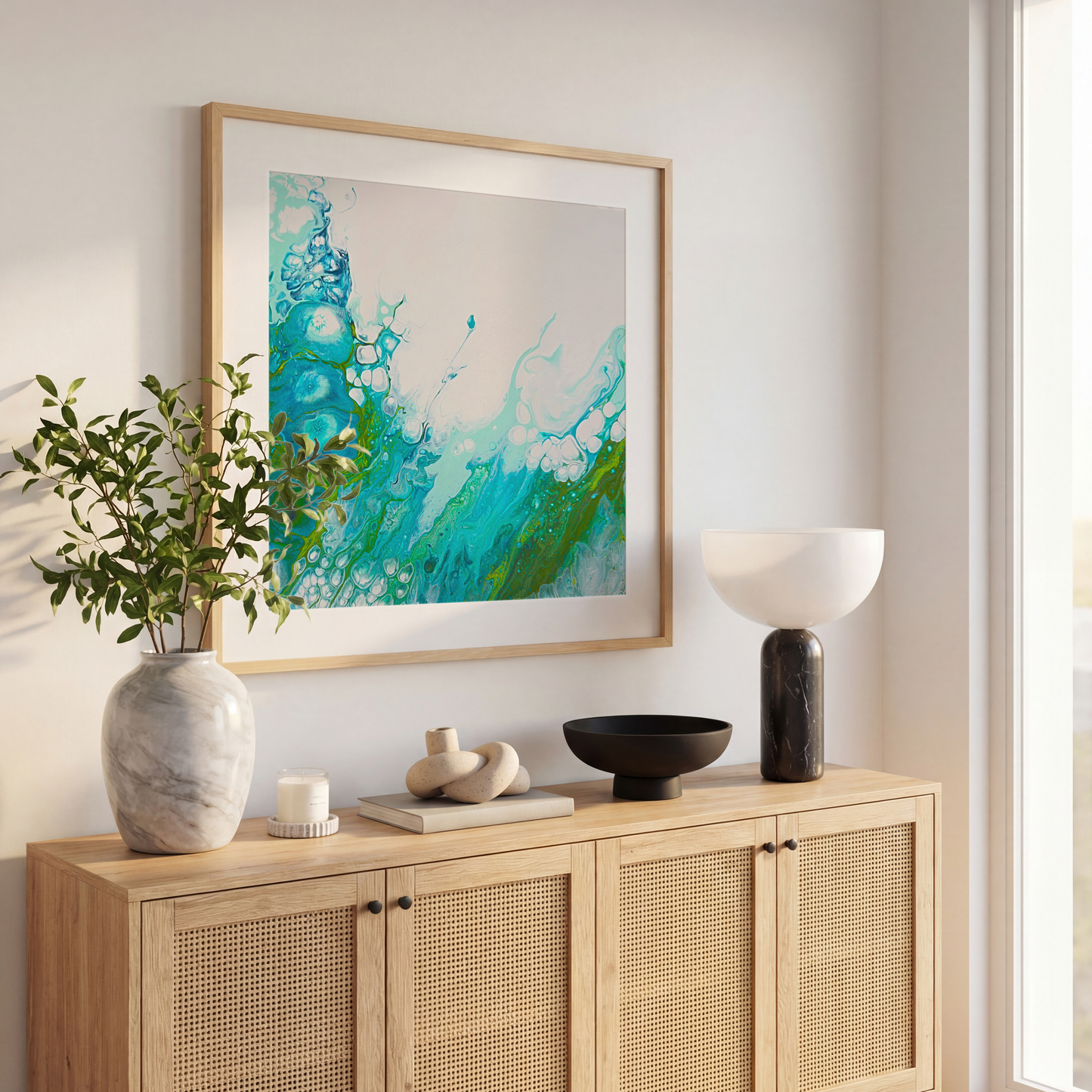 Beyond The Blue - Paper Art Print