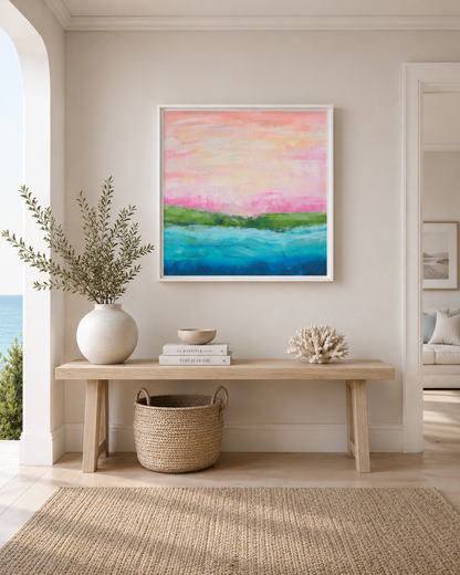 SOLD - Pink Light - Original Artwork on Canvas