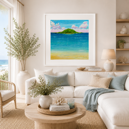 St George's Island - Paper Art Print
