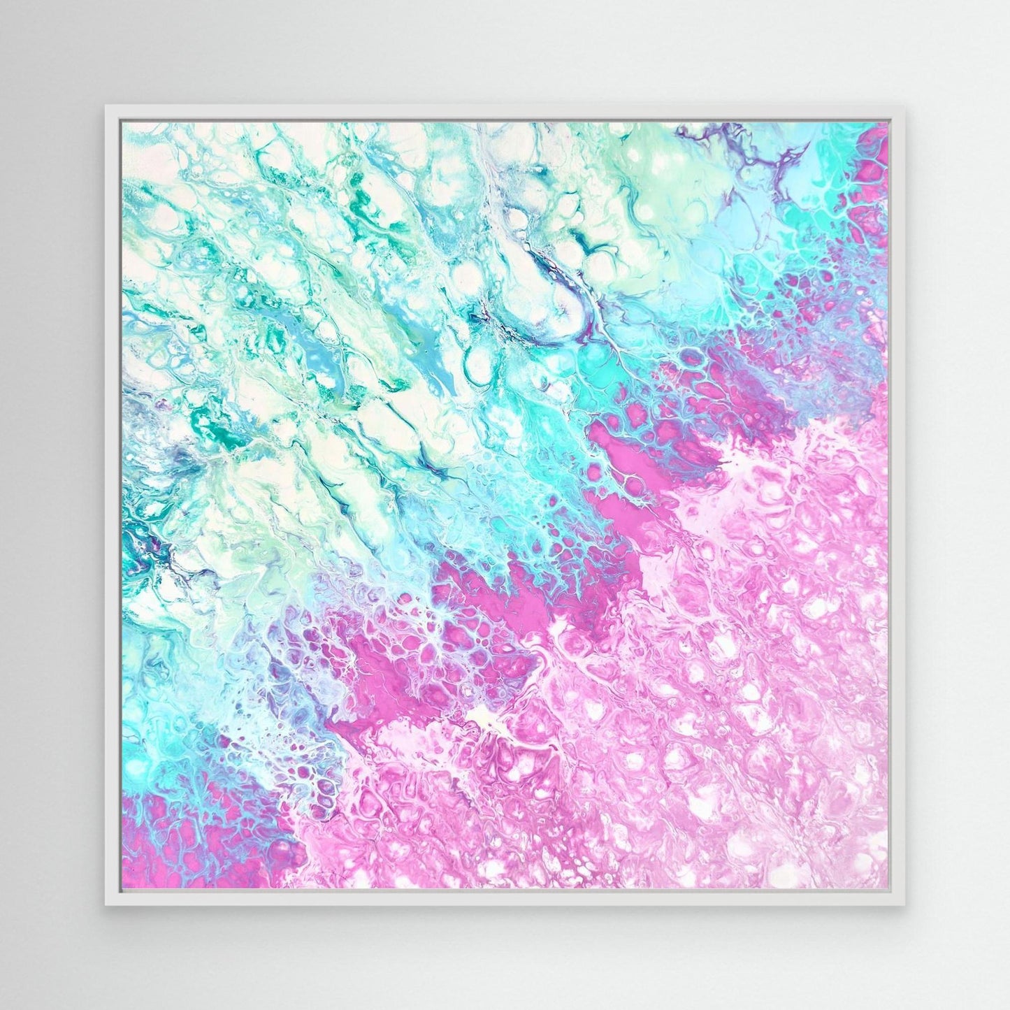 CHROMATIC DRIFT  - Canvas Print Coastal Abstract Art by Sam Taylor