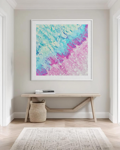 Colourful wall art