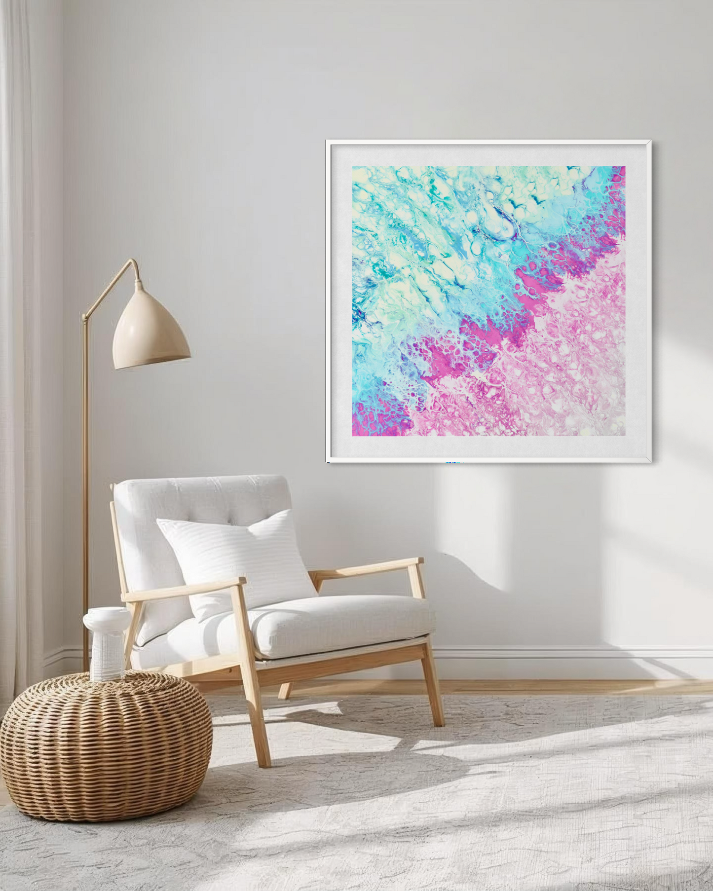 Colourful wall art 
