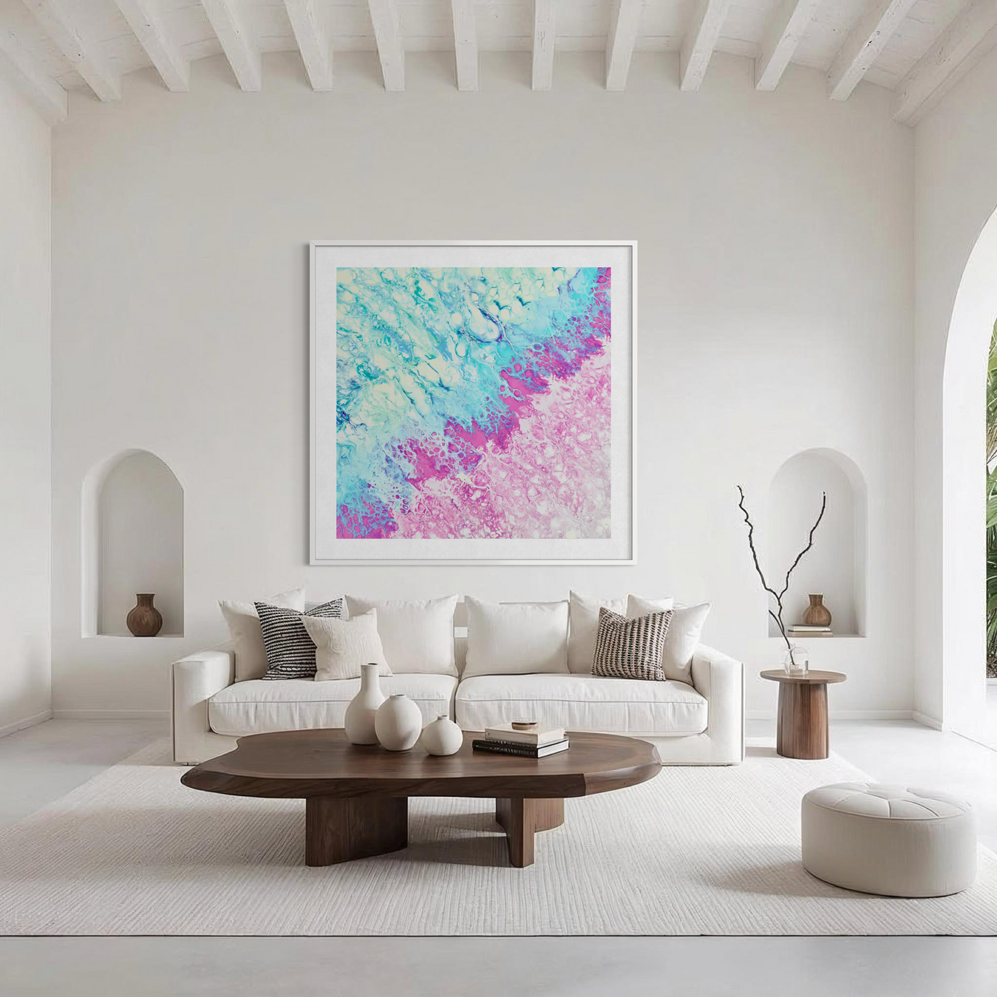 Colourful wall art for the home