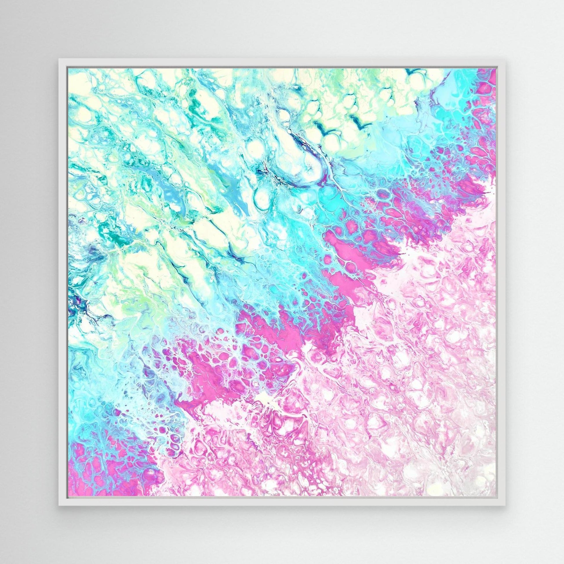 CHROMATIC DRIFT - Canvas Print Coastal Inspired Abstract Art by Sam Taylor
