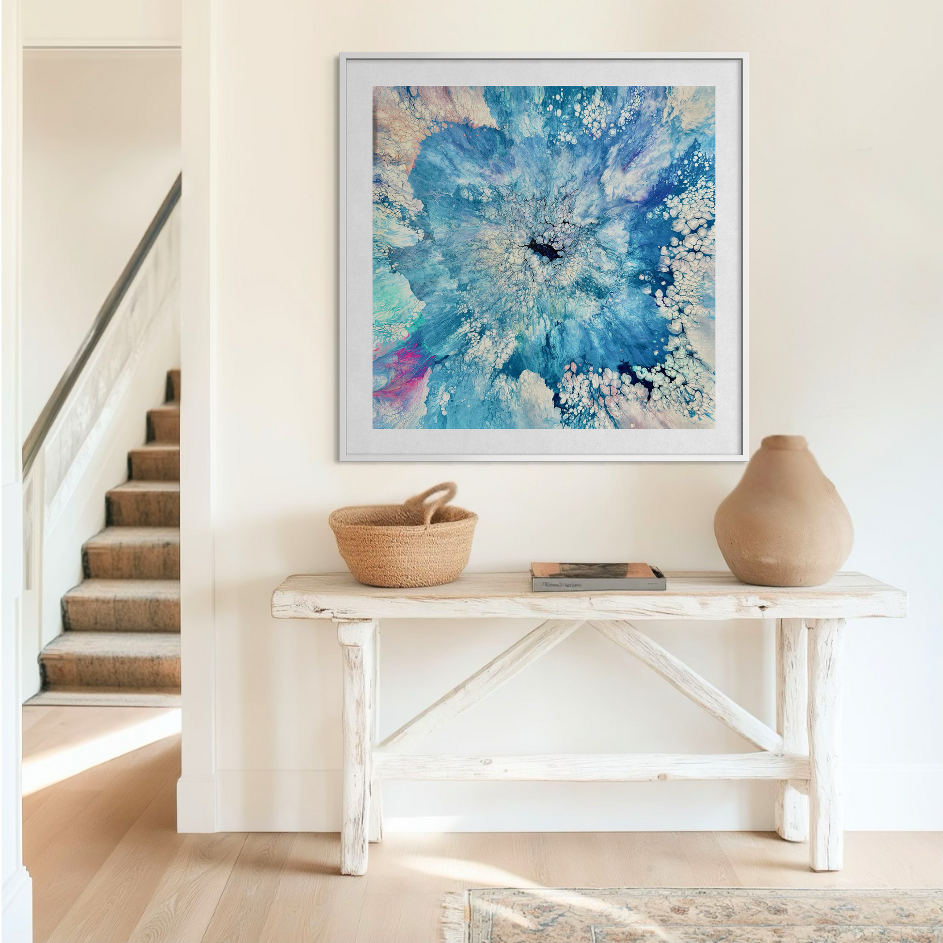 Colourful wall art