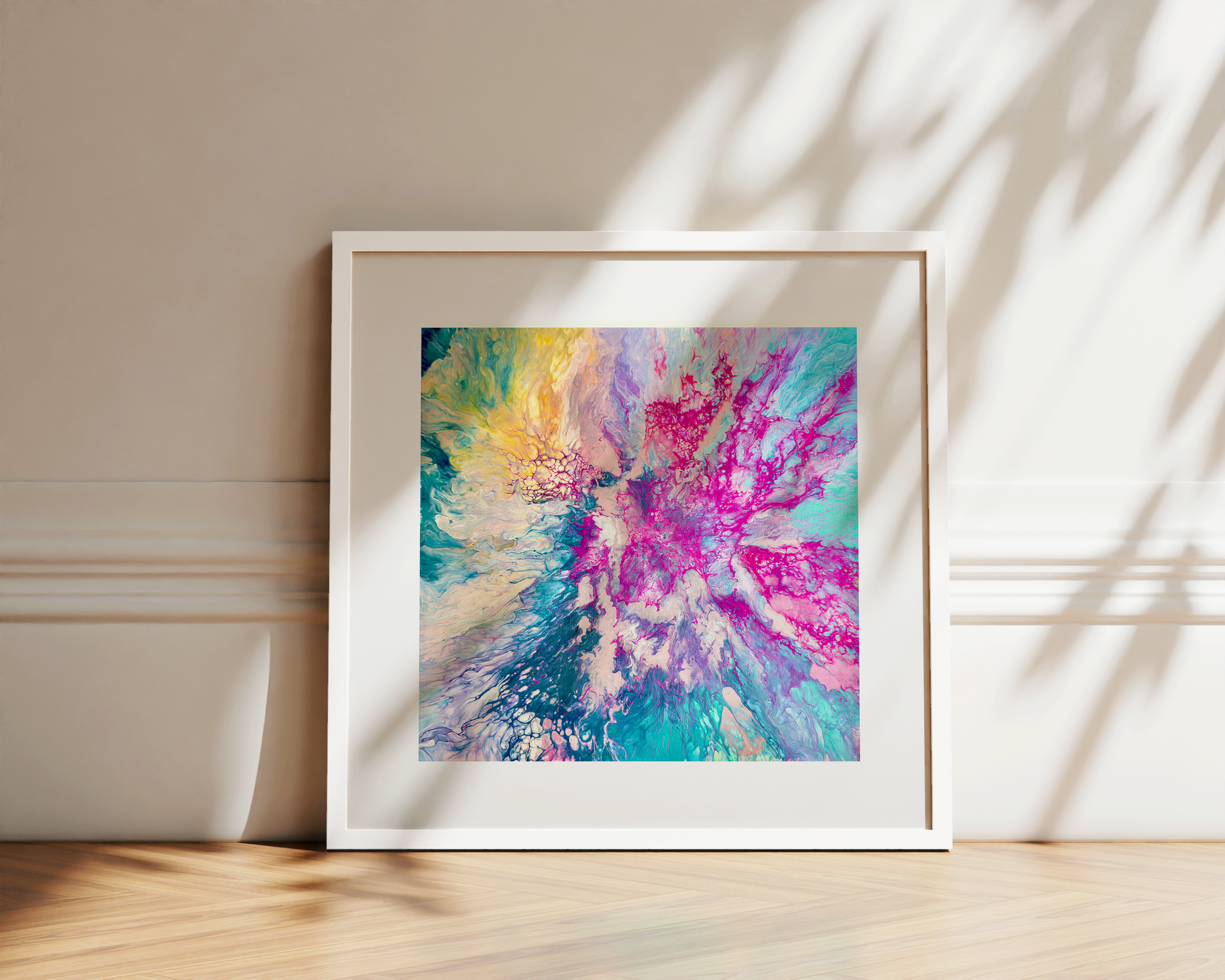 Pink Abstract Art Prints
