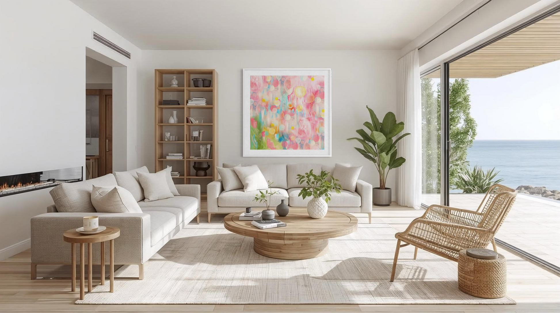 Colourful wall art 