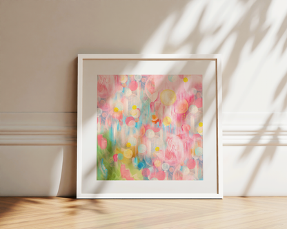 Drift Paper Print - Colour drenched Abstract Art by Sam Taylor