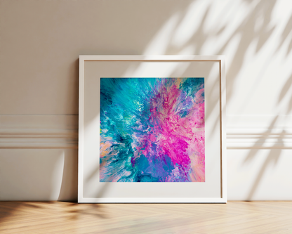 Colourful wall art