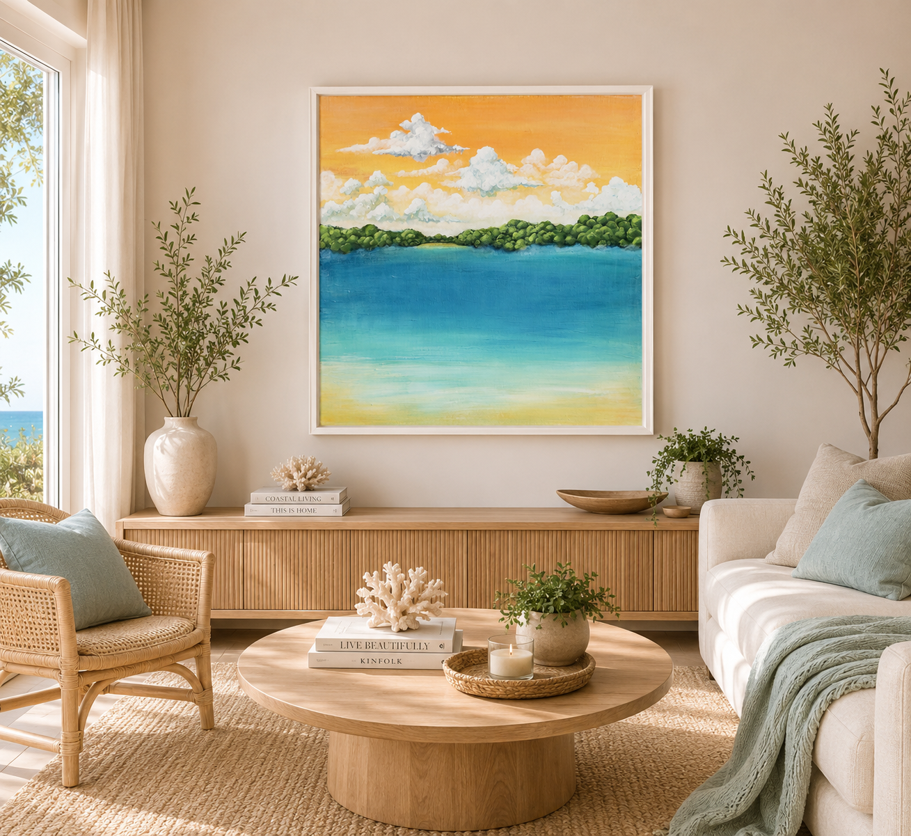 Golden Tide - Original Artwork on Canvas
