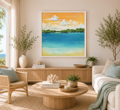 Golden Tide - Original Artwork on Canvas