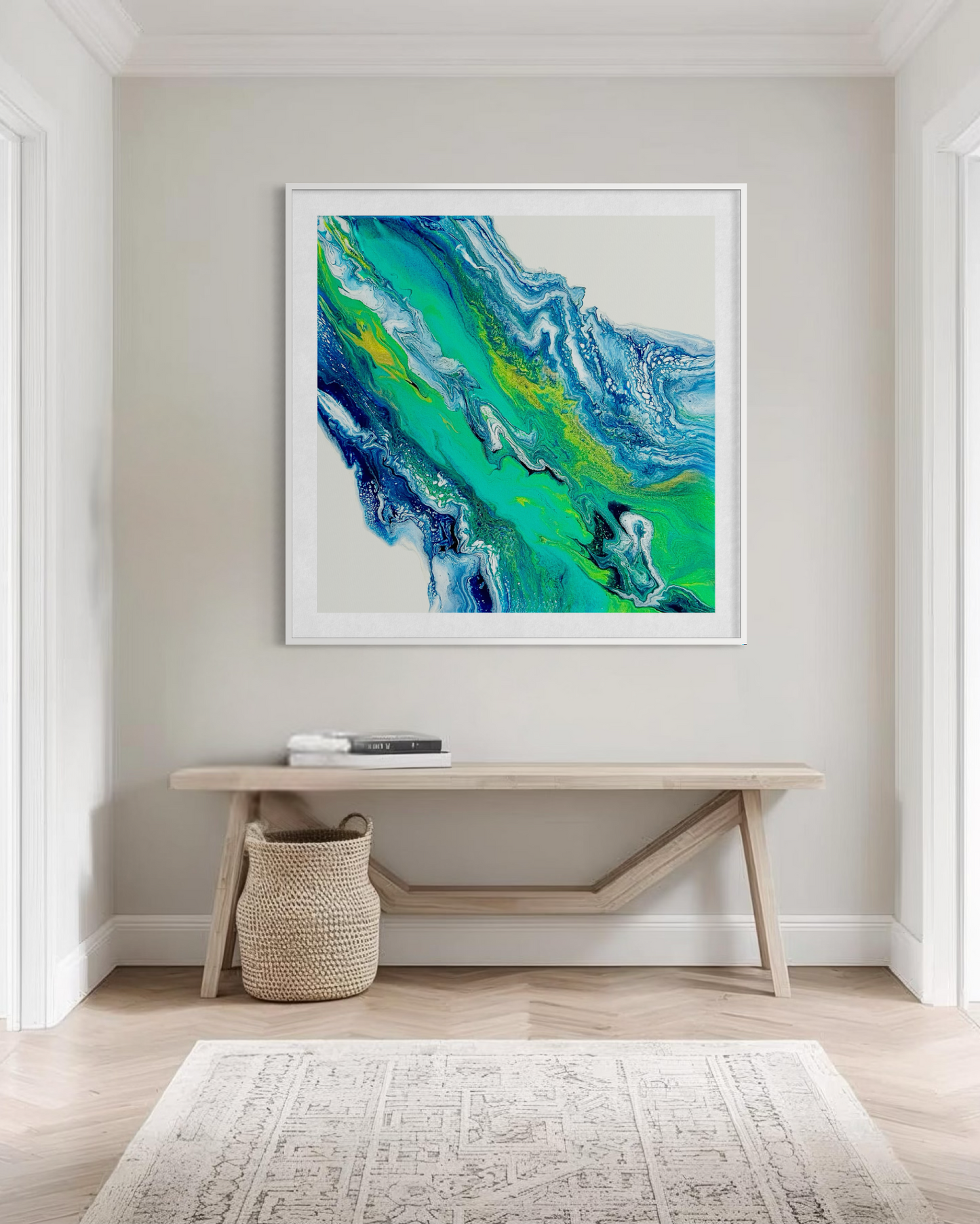 Colourful wall art for the home