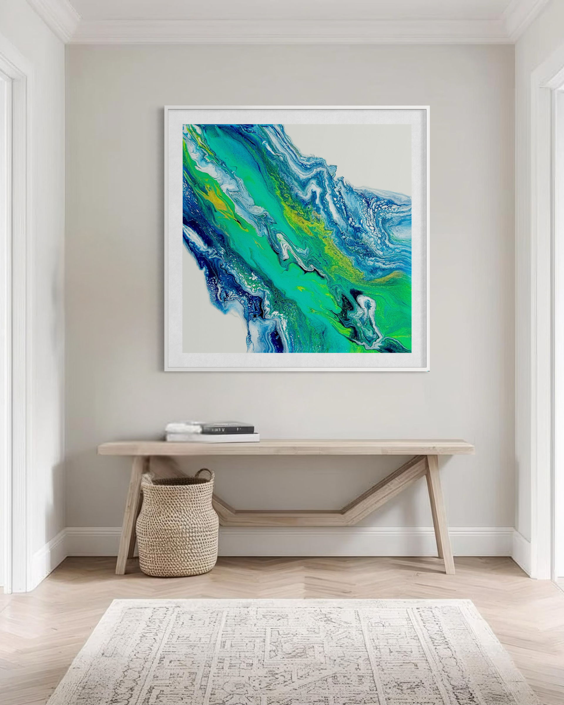 Colourful wall art for the home